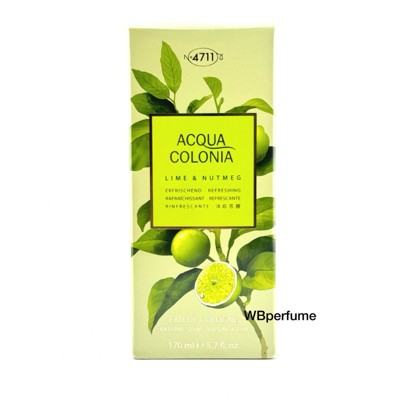 น้ำหอม 4711 Acqua Colonia Lime & Nutmeg 170ml unisex