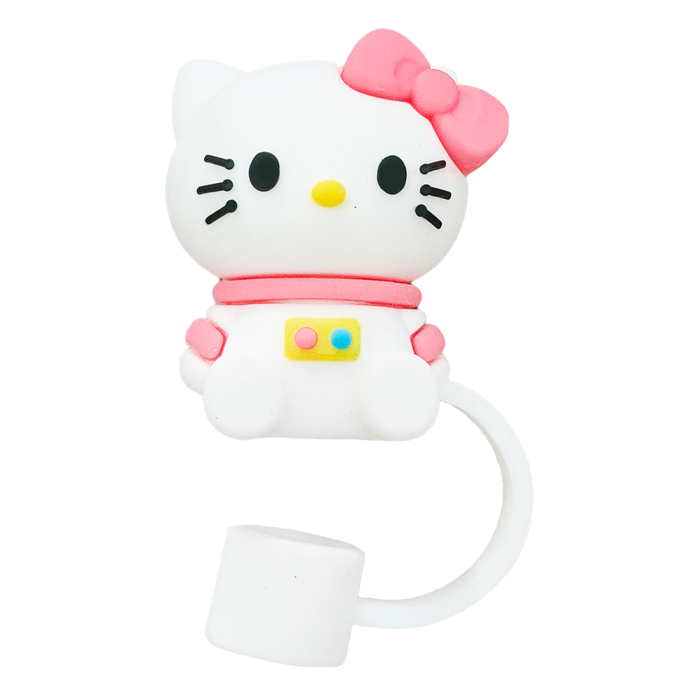 จุกปิดหลอดการ์ตูน 8มม. เฉพาะจุกหลอดดูดน้ำ ที่ปิดหลอดแก้วเก็บความเย็น จุกครอบปลายหลอด ใช้ซ้ำได้ - รูปที่ 7