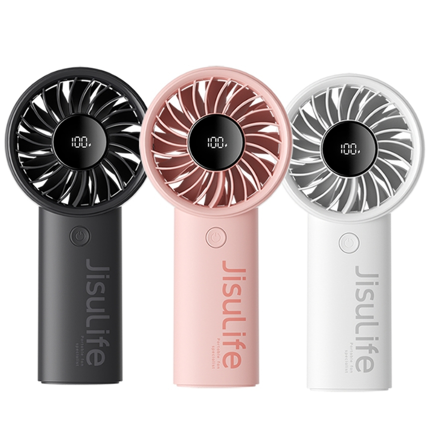 Jisulife Life 4 Handheld Fan 5000 mAH / 3600 mAhพัดลมพกพา ปรับความแรงได้ 5 ระดับ (รับประกันร้าน 1 ปี)