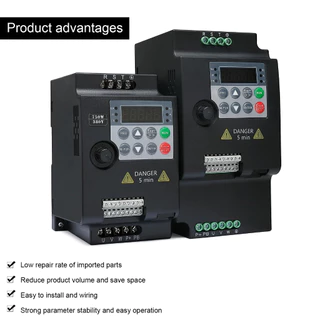 【Local】220V TO 220V Economical VFD Variable Frequency Drive Converter Inverter 380V 3PH อินเวอร์เตอร์ความถี่ 1HP/2HP/3HP