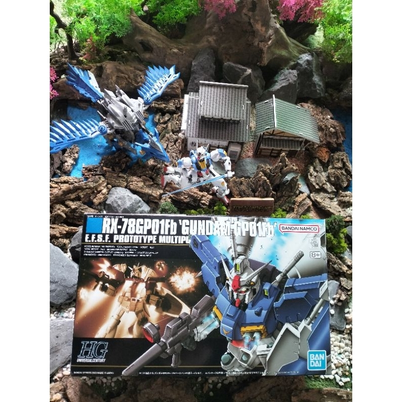 HG.1/144.GUNDAM GP01.สินค้ามือ2 ประกอบเสร็จแล้วพร้อมจัดส่ง