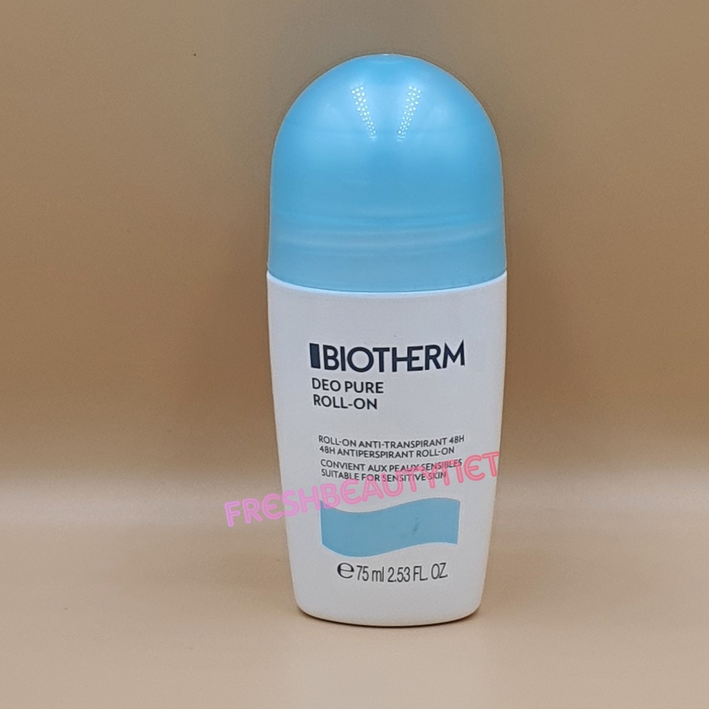 พร้อมส่ง BIOTHERM Deo Pure Antiperspirant Roll-On Size: 75ml/2.53oz