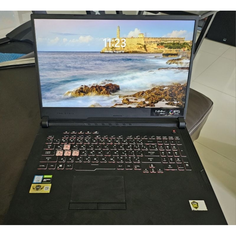 Notebook Asus 17.3" 144hz. core i7 ram 16 512 gb  G731GU-EV231T มือสอง