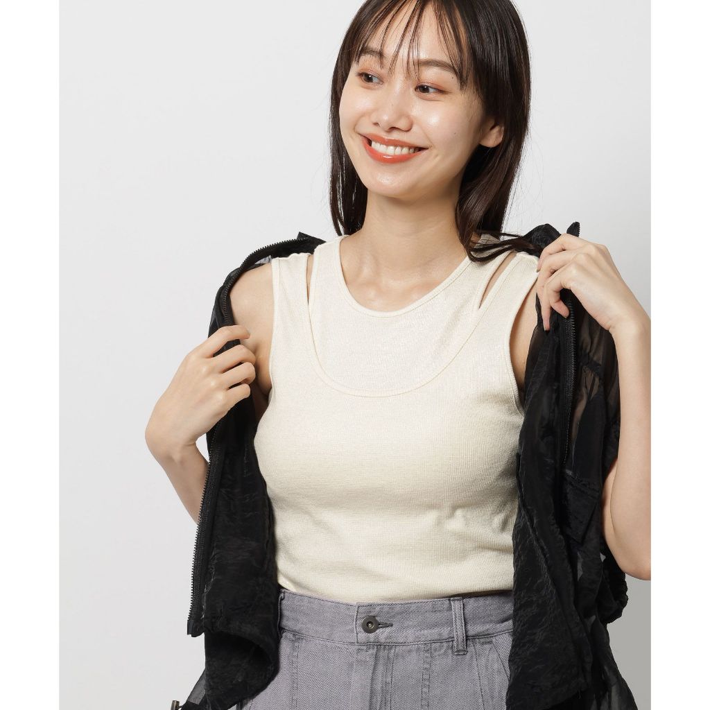 niko and ... Room Dry/Cup Layered Tank Top
