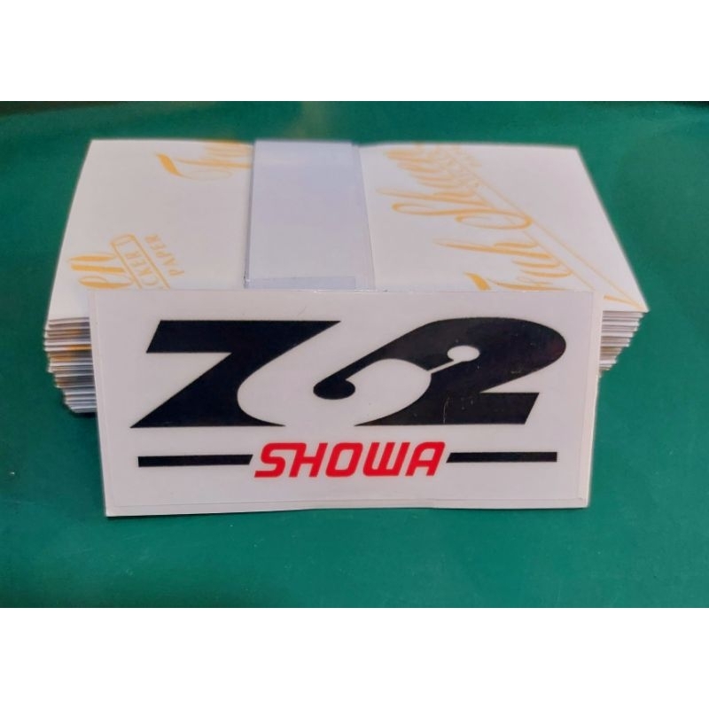 sticker z2 แปะโช๊คพิมพ์ใส7×3.5cm 2 ชิ้น