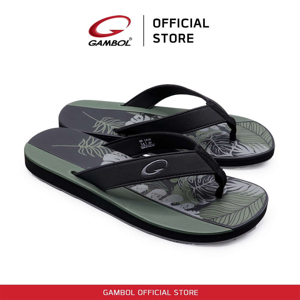 GAMBOL แกมโบล NATURE รองเท้าแตะแบบหนีบชายหญิง รุ่น GM11444 / GW11444 Size 36-44