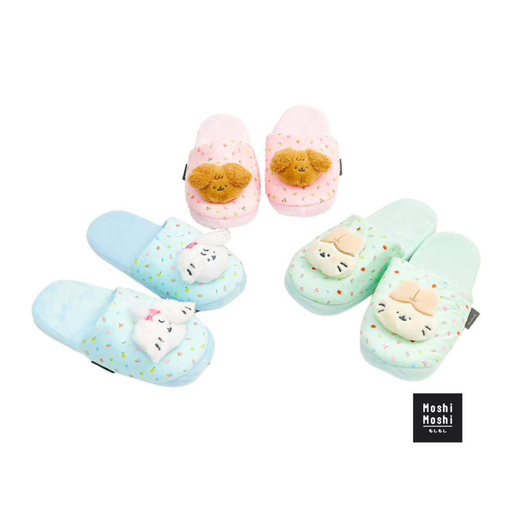 Moshi Moshi รองเท้าเดินในบ้าน ลาย Butterclub รองเท้าแตะสลิปเปอร์ Slipper รุ่น 8100024739-24744