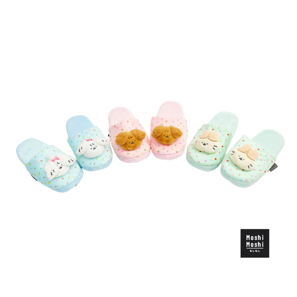 Moshi Moshi รองเท้าเดินในบ้าน ลาย Butterclub รองเท้าแตะสลิปเปอร์ Slipper รุ่น 8100024739-24744