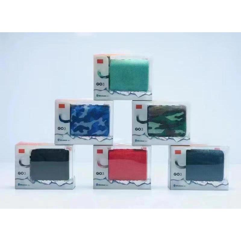 ลำโพงบลูทูธ Go3 Wireless Bluetooth Speaker ลำโพงไร้สายพกพากันน้ำ ลำโพงbluetooth เบสหนัก