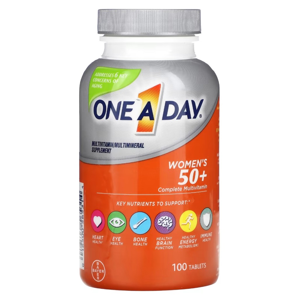 One-A-Day, Women's 50+, Complete Multivitamin, 100 Tablets