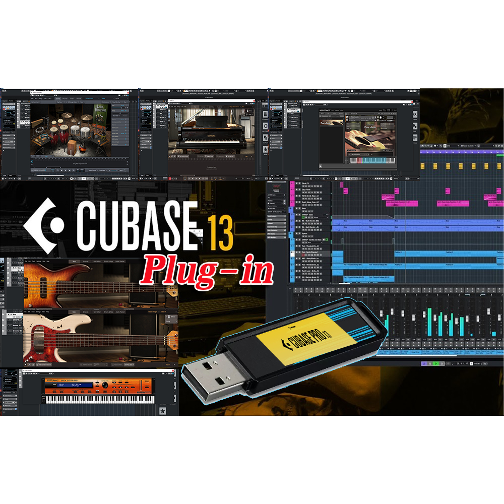 สร้างดนตรีอย่างง่ายดายด้วย Cubase 13 Pro พร้อมปลั๊กอินที่มืออาชีพใช้ทำเพลง มีวีดีโอวิธีติดตั้งแบบง่ายๆ
