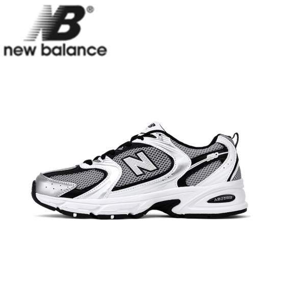 New Balance NB 530 White, black, and gray