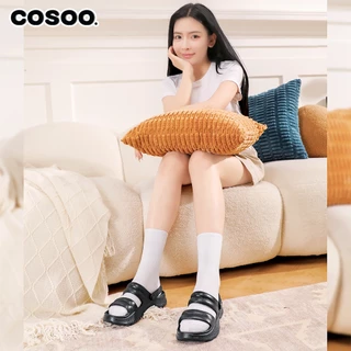 COSOO รองเท้าผู้หญิง รองเท้าแตะ รองเท้าแตะรัดส้น รองเท้าแฟชั่น สายคาด นุ่มสบายเท้า พื้นหนา กันลื่น รุ่น CS-L03