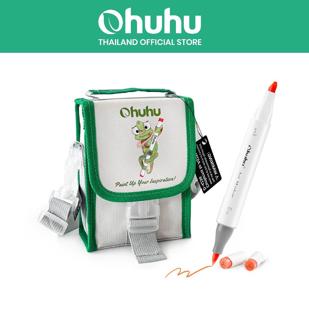 FOLIO ART : ปากกามาร์คเกอร์ Ohuhu เซต Classic 24 สี Ohuhu 48 Classic colors (Honolulu Series) 90178