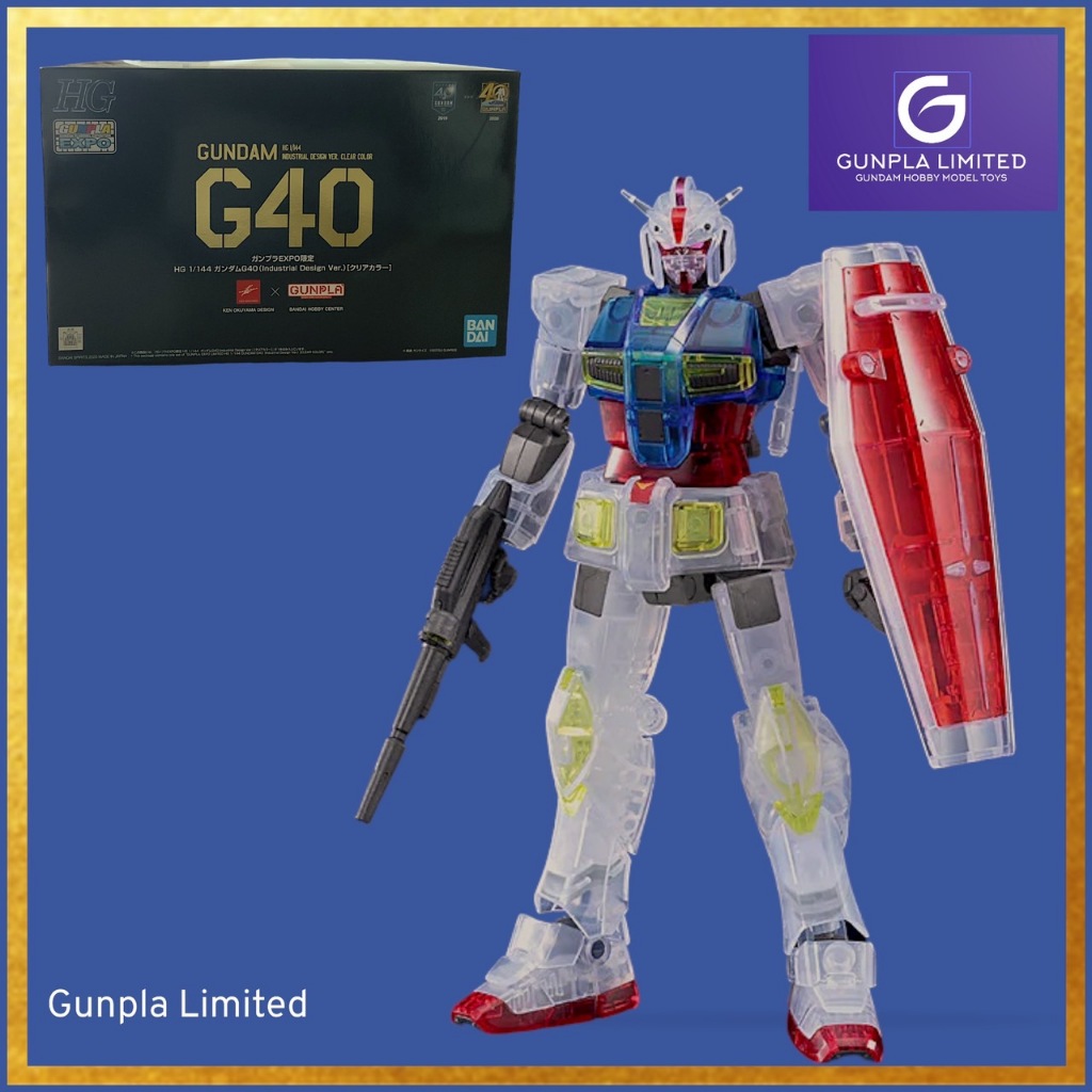 Hg 1/144 Gundam G40 EXPO (industrial Design Ver.)