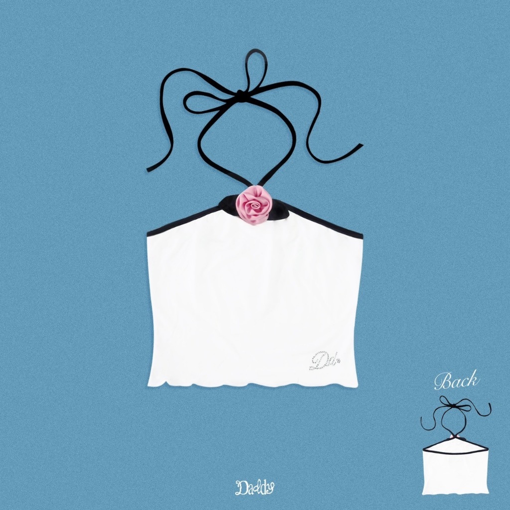 DADDY | Tudor Rose Tube Top เสื้อคล้องคอ สุดน่ารัก