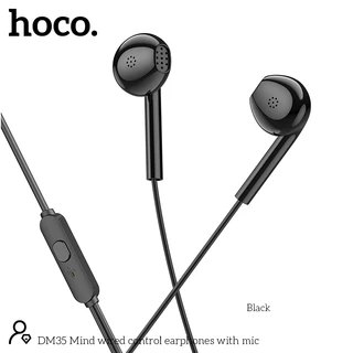 หูฟัง หูฟังสมอลทอร์ค HOCO DM35 หูฟังอินเอียร์ แบบมีสาย พร้อมไมโครโฟน สำหรับ AUX 3.5mm.คุณภาพสียงดี