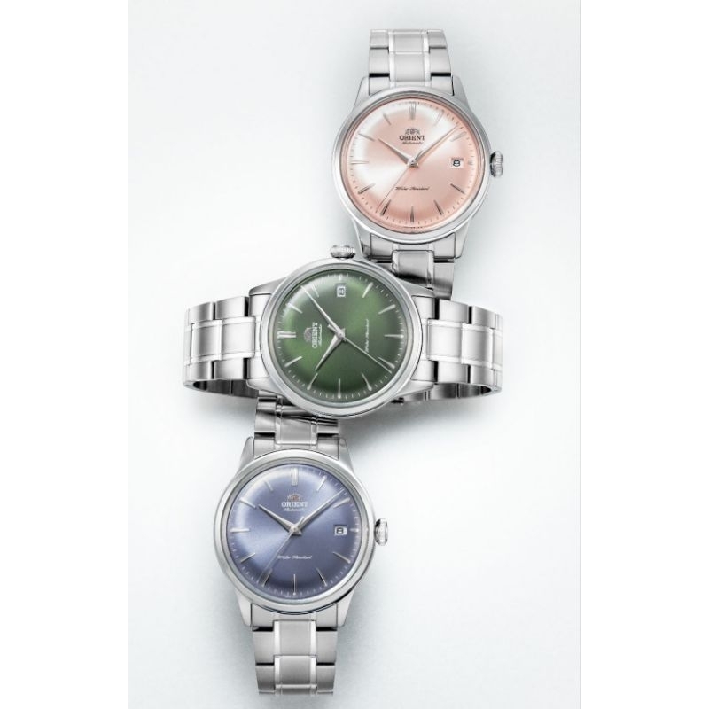 นาฬิกาข้อมือ Orient Bambino Automatic 38 mm (สายเหล็ก)