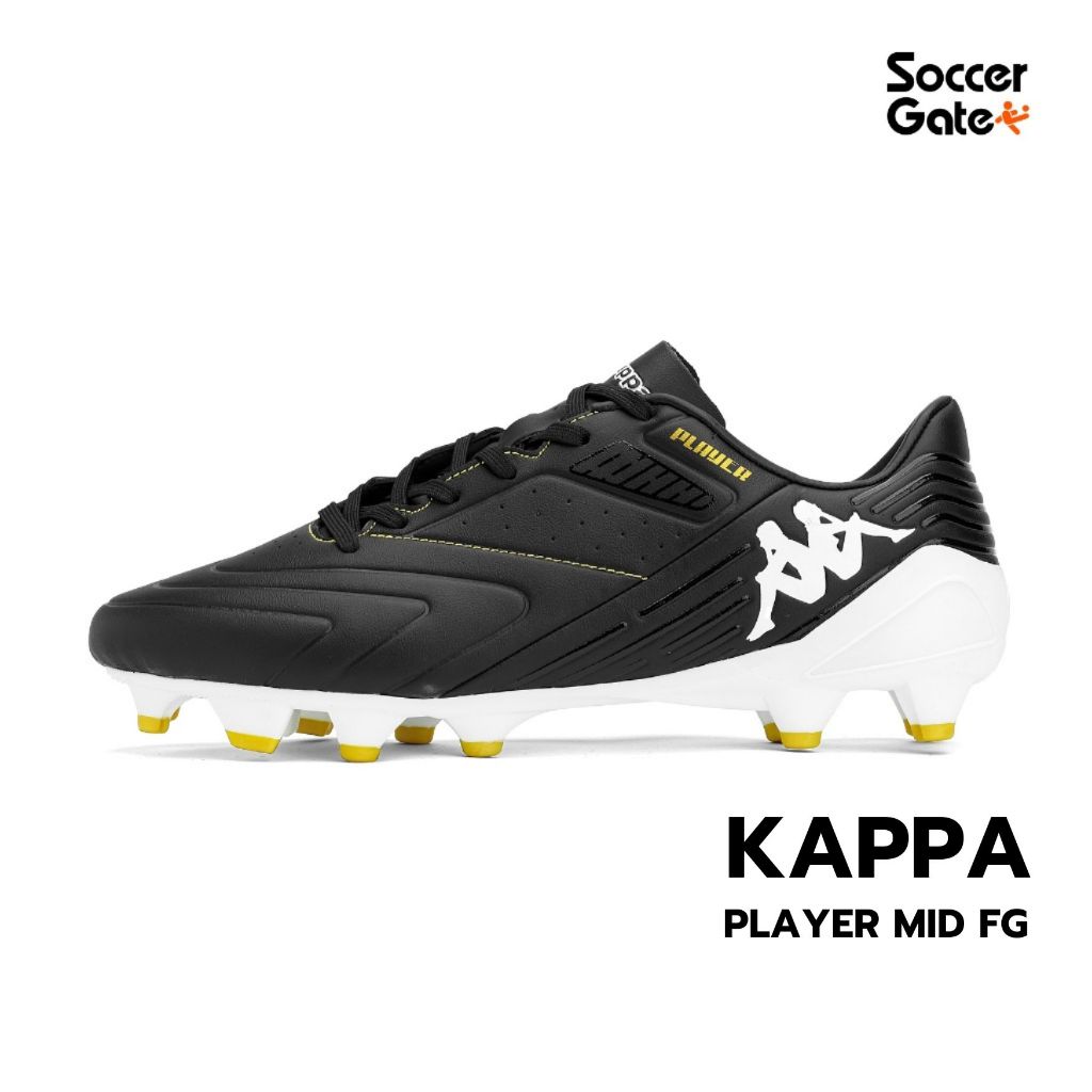 KAPPA PLAYER MID FG รองเท้าสตั๊ดฟุตบอลของแท้ [โค้ด SOC500NOV ลดสูงสุด 500 เมื่อซื้อครบ 3000]