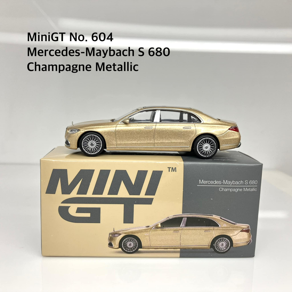 MiniGT 📌No. 604-R 📌 Mercedes-Maybach S680 Champagne Metallic