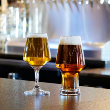 แก้ว Ocean Craftmhan Tumbler และ Stemware เนื้อแก้วใส ดีไซน์โค้งเว้ารับกับก้าน กระเปาะแก้วใหญ่
