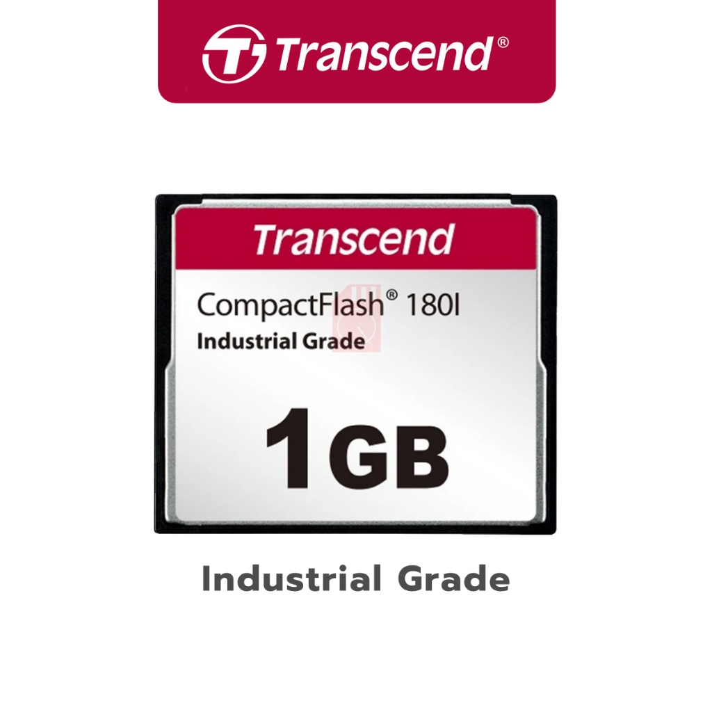 Transcend CompactFlash Card 1GB :CF Industrial Card: รับประกัน 3 ปี - มีใบกำกับภาษี-TS1GCF180I