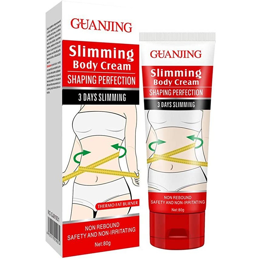 GUANJING Slimming Body Creem Shaping Perfection 80g ครีมกระชับสัดส่วนการเผาผลาญไขมันครีมให้ความชุ่มชื้น