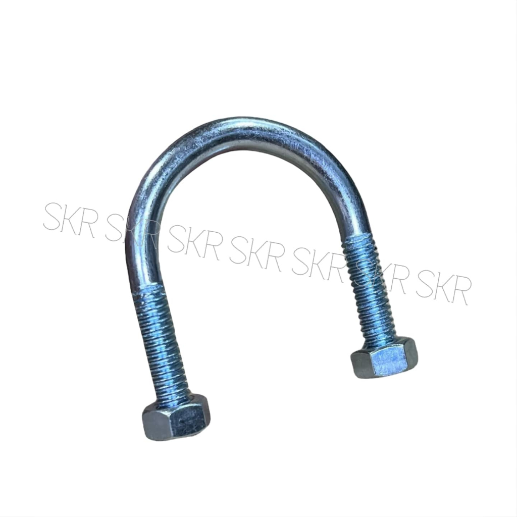 แคล้มยูโบลท์ U-Bolt ( ชุด 10 อัน ) 4หุน 6หุน 1นิ้ว 1.5นิ้ว 2นิ้ว 2.5นิ้ว 3นิ้ว 4นิ้ว ยูโบว ยูแคล้ม แคล้มรัด ยูโบลท์ - รูปที่ 4