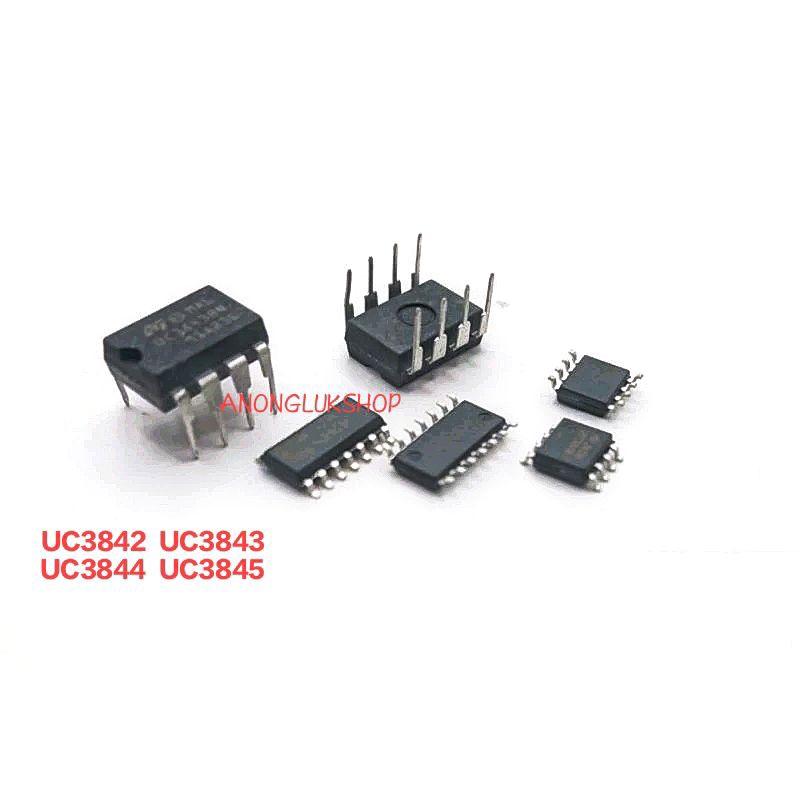 ราคาต่อ 1ตัว 👉👉 UC3842 UC3843 UC3844 UC3845 SMPS Controller IC DIP-8 SOP-8 SOP-14