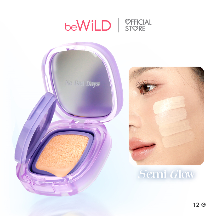 beWiLD Cloud Cushion คุชชั่นนางฟ้า  ฟินิชผิวแบบ SEMI-GLOW เบาสบายผิว