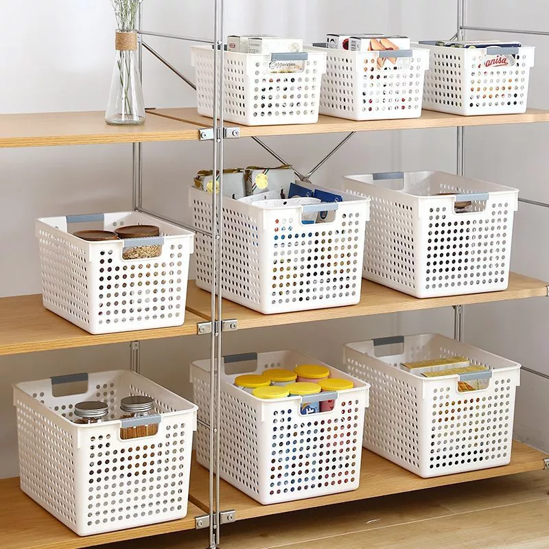 NeatBox ตะกร้าเก็บของ ตะกร้าเก็บของมินิมอล หลายขนาด ความจุขนาดใหญ่ กล่องเก็บของอเนกประสงค์ ตะกร้าเก็บห้องครัว