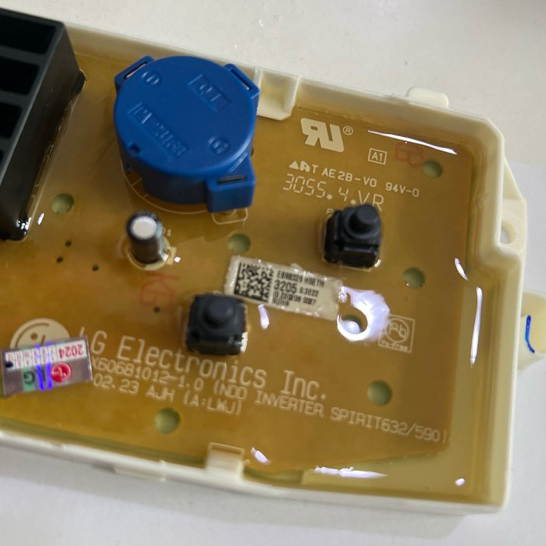Part No:EBR83263205 แผงดีสเพลย์ปุ่มไฟ แผงไฟเครื่องซักผ้าแอลจีอินเวอร์เตอร์**ของแท้สั่งซื้อตามเลขพาท - รูปที่ 3