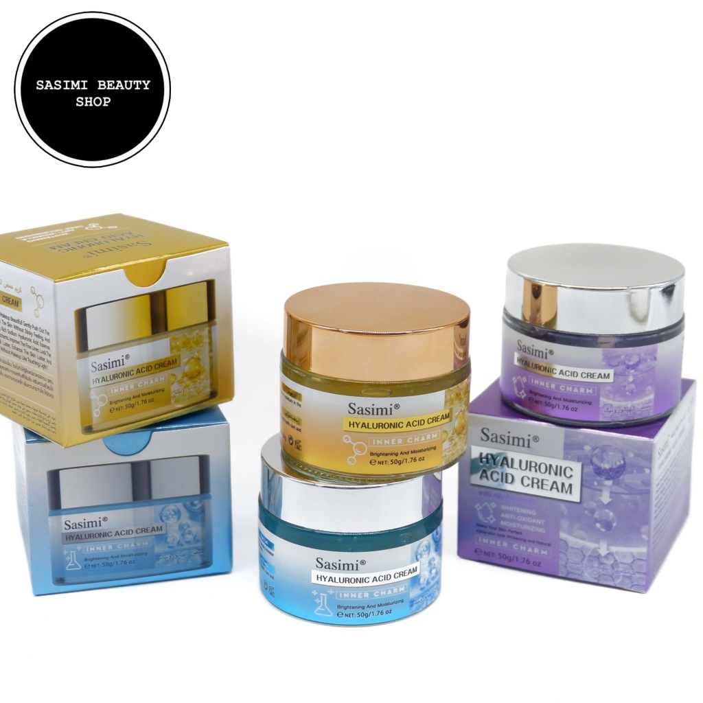 Sasimi Moisture Hyaluronic Acid Cream ครีมบำรุงผิวหน้า กระชับรูขุมขน ลดเลือนริ้วรอย ผิวดูอ่อนเยาว์