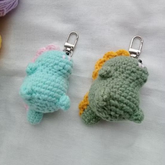 Dinosaur keychain | พวงกุญแจไดโนเสาร์ แฮนด์เมด พวงกุญแจห้อยกระเป๋า