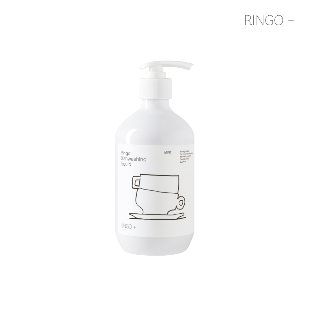 EVERYDAY & FRIENDS | Ringo Dishwashing Liquid 500 ml (Ringo) | น้ำยาล้างจาน ห้องครัว กลิ่นหอม ทำความสะอาด ขจัดคราบมัน