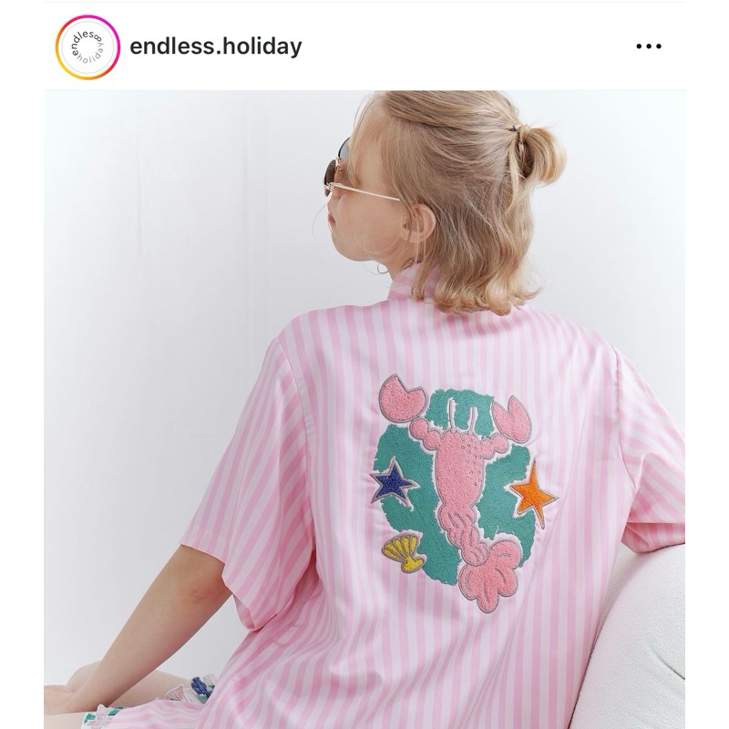 Endless Holiday เสื้อฟรีไซต์งานตามหา Used ขอคนเข้าใจมือสองค่า เสื้อรุ่นนี้สีชมพูอ่อนนะคะ เนื่องจากผล