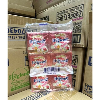Hygiene expert care ไฮยีน น้ำปรับผ้านุ่มสูตรเข้มข้นพิเศษ (7กลิ่น) 20 มล. แพ็ค 24 ซอง household