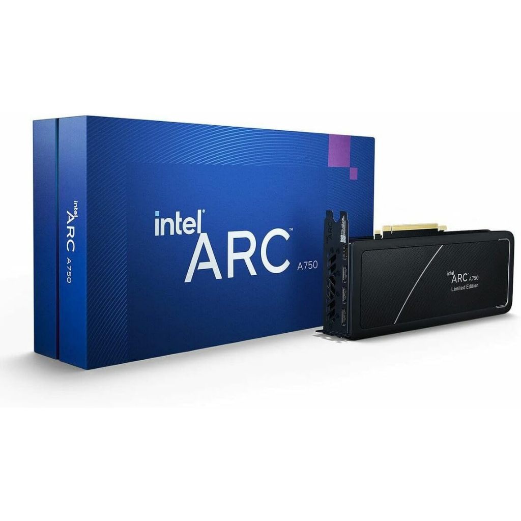 VGA (การ์ดจอ) INTEL ARC A750 LIMITED EDITION 8GB GDDR6 ประกันศูนย์ พร้อมส่ง