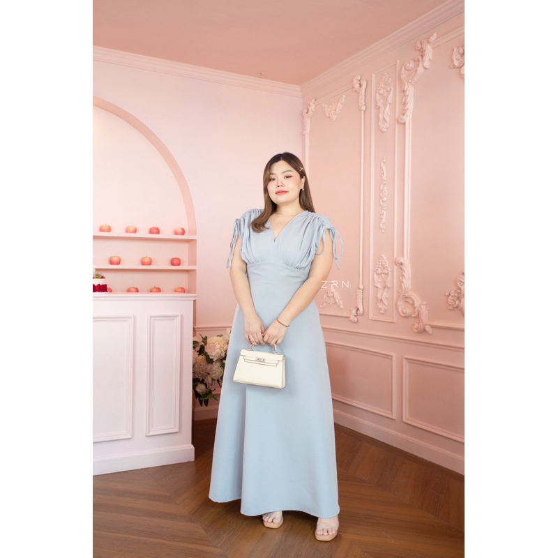 Melon dress เดรสออกงานรุ่นใหม่ แขนปรับได้ตามใจชอบเลยค่าพลางแขนให้สาวๆมั่นใจมากขึ้น
