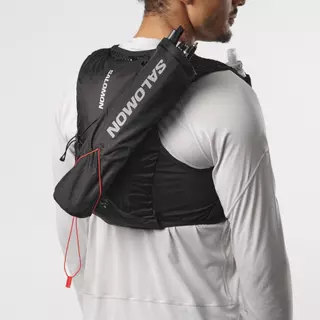SALOMON ACTIVE SKIN 4 SET Unisex Running Vest เป้น้ำวิ่งเทรล + ขวดน้ำนิ่ม 500ml x 2 ขวด LC2178200 Official Store