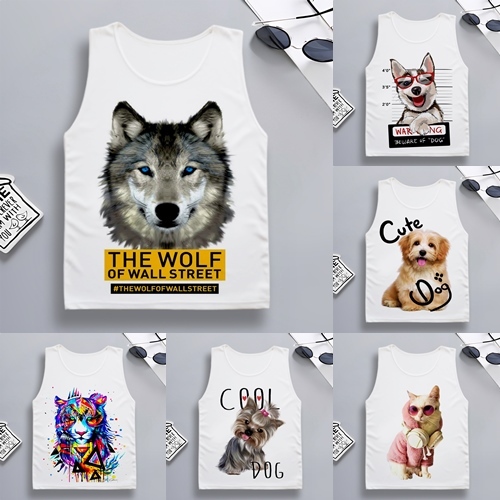 เสื้อกล้ามเด็กผู้ชาย เสื้อเด็ก ชุดเด็ก ลายการ์ตูน ราคาถูก น่ารัก ใส่สบาย ไม่ร้อน ตั้งแต่ 6 เดือน - 8 ขวบ