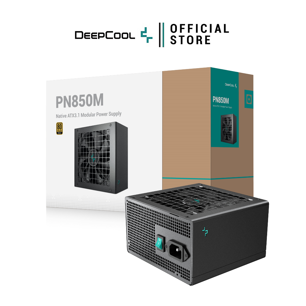 พาวเวอร์ซัพพลาย DEEPCOOL - POWER SUPPLY 750W PN750D/M // 850W PN850D/M (80+Gold) รับประกัน 10 ปี