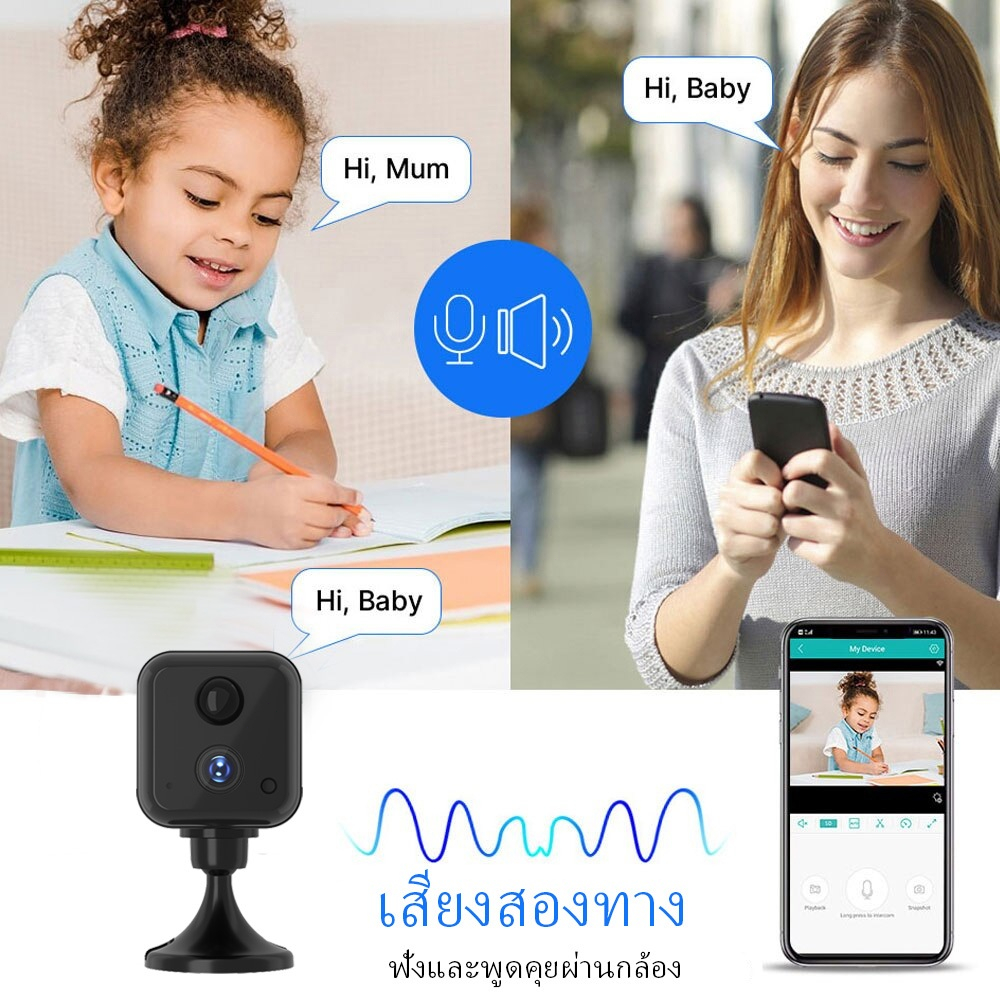 V360 pro 8MP กล้องขนาดเล็ก แบตเตอรี่ในตัว 4G SIM/WIFIกล้องวงจรปิดกลางคืนภาพสี เสียงสองทาง การบันทึกมุมกว้าง กล้องในร่ม