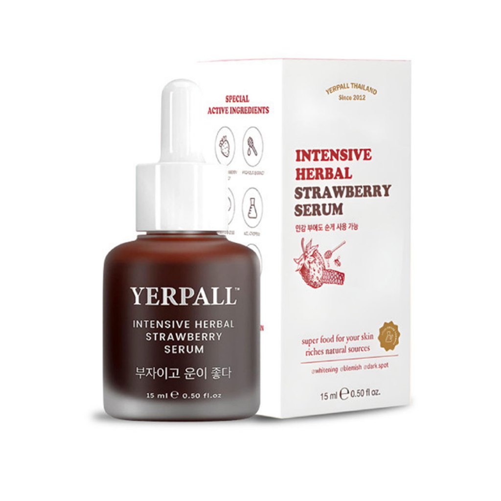 เซรั่มสตอเบอร์รี่ YERPALL 15ml. เซรั่มสตอเบอรี่ เยอร์พาล เยอร์พอล เซรั่มสตอ