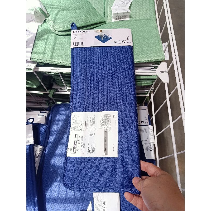 IKEAshopping IKEA NYSKOLJD  ผ้าคว่ำจาน นีเควอลิด แผ่นรองคว่ำจาน ที่คว่ำจาน ที่วางจาน