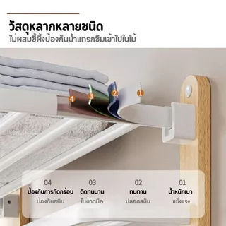 𝗟𝗨𝗫 𝗪𝗢𝗢𝗗 ที่แขวนทิชชู่ ใส่กระดาษทิชชู่ ที่วางแปรงสีฟัน ม้วนกระดาษทิชชู่ [สามารถเจาะและไม่เจาะผนัง]