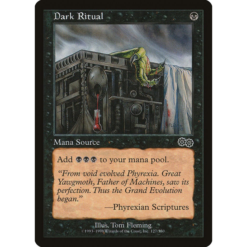 MTG - [Playable Black] - [USG] - [Dark Ritual] - [C]