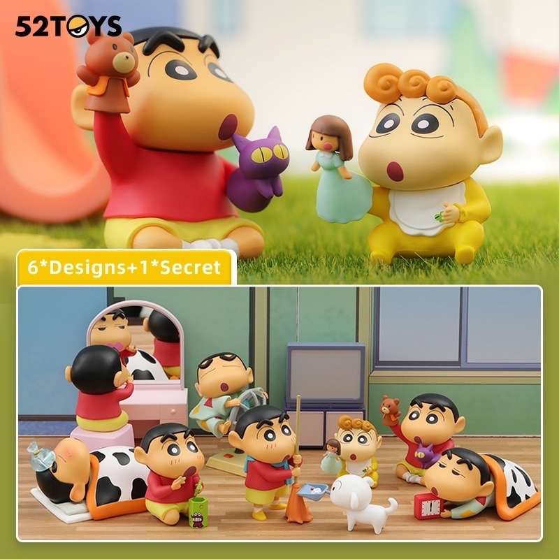 (พร้อมส่งจากไทย) 52Toys Crayon Shinchan Daily Life Series Vol.1 เช็คการ์ด ไม่แกะ