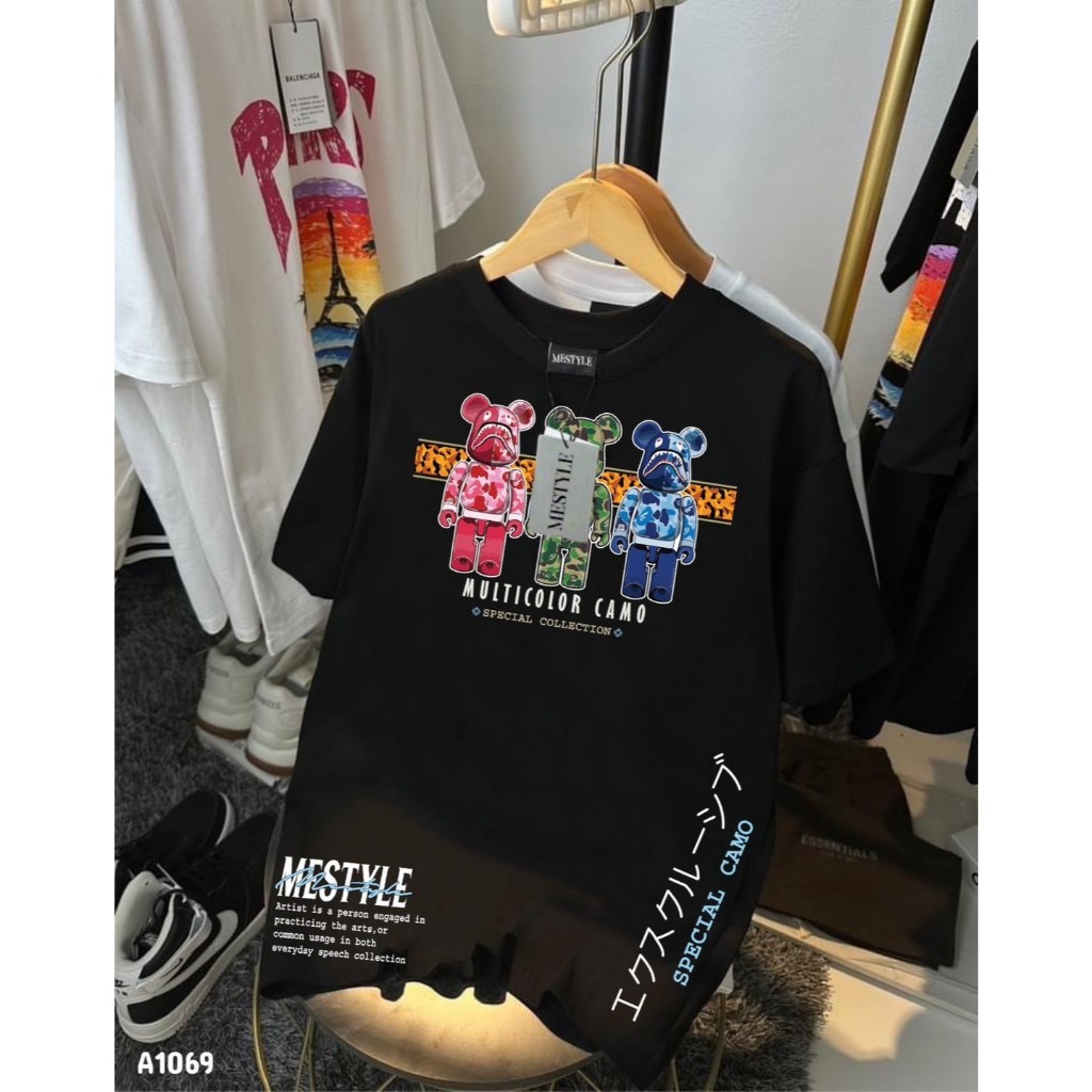 MESTYLE A1069 เสื้อยืด คอกลม COTTON 100% เกรดพรีเมี่ยม จัดโปรโมชั่นลดราคาให้มากกว่า 50%