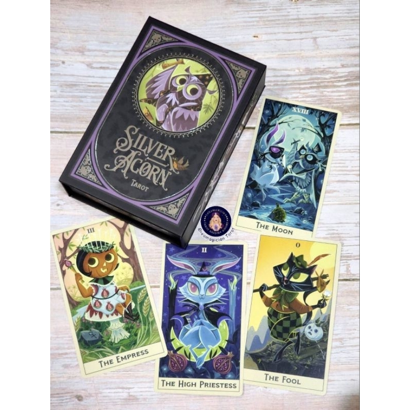 Silver Acorn Tarot ไพ่ยิปซีแท้ชุดลิมิเต็ด ไพ่ยิปซี ไพ่ทาโร่ต์ ไพ่ออราเคิล Tarot deck